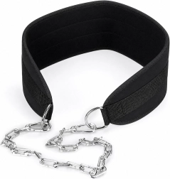 Cinturón de musculación Renew Force con cadena para fondos y dominadas