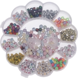 Set de cuentas margarita 90 g con cordón