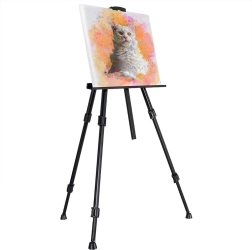 Trípode plegable metálico para pintar con bolsa, 162 cm