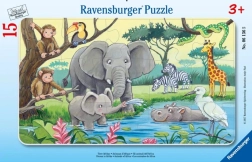 Puzzle Ravensburger Animales de África 15 piezas