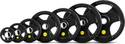Disco olímpico recubierto de goma HMS TOK PRO de 2,5 kg