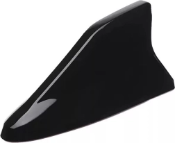 Antena de techo con forma de aleta de tiburón negra