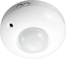 Sensor de movimiento PIR de techo Maclean Energy MCE19 1200 W, alcance 6 m