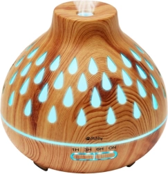 Difusor de aroma y humidificador RUHHY 400 ml con iluminación LED