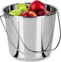 Cubo alimentario de acero inoxidable 8 l