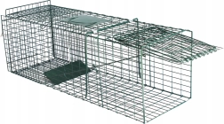 Trampa viva para martas y gatos 93,5 × 31 × 31 cm