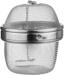 Colador de acero inoxidable para té de 6,5 cm