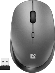 Ratón inalámbrico silencioso Defender Auris MB-027 – Gris
