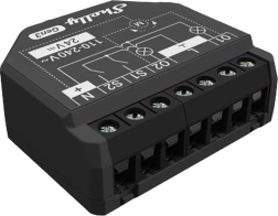Controlador de dos canales Shelly 2PM Gen3 con medición de energía, Wi‑Fi/Bluetooth