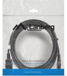 Cable de alimentación de extensión IEC 320 C13 – C14 5 m negro
