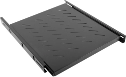 Bandeja deslizante 1U para armario rack 19" de 800 mm, negra