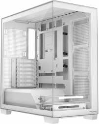 Caja de PC VOLCANO Stellar Midi NF, blanca, sin ventiladores