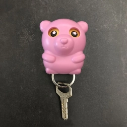 Colgador para llaves – osito rosa