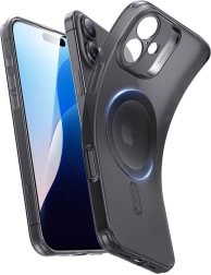 Funda ESR Zero Clear HaloLock para iPhone 16 Plus, negra