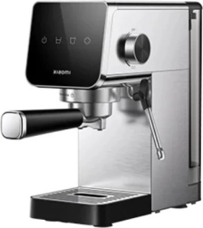 Cafetera espresso de palanca semiautomática de acero inoxidable, 20 bar, control táctil