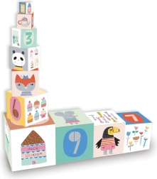 Vilac torre apilable de cubos de cartón Suzy Ultman 10 uds.