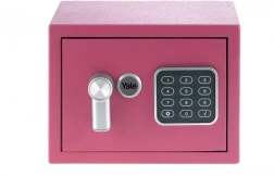 Mini caja fuerte de seguridad rosa