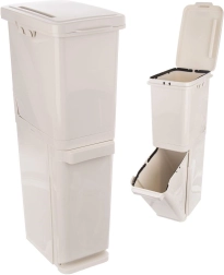 Cubo de plástico para residuos clasificados 2×17,5 l