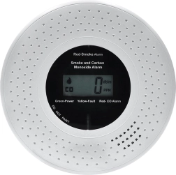 Solight detector combinado de humo y monóxido de carbono con pantalla LCD - 1 pieza