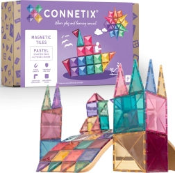 Connetix Pastel Starter Pack construcción magnética 64 piezas