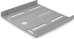 Marco metálico AXAGON para montar HDD/SSD de 2.5" en ranura de 3.5", gris