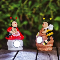 Figura LED solar de animal para jardín - 1 unidad