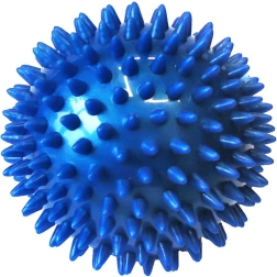 ACRA pelota de masaje tipo “erizo” con púas 7,5 cm azul - 1 pieza