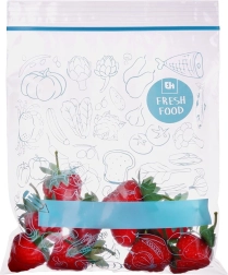 Bolsas con cierre zip para alimentos 1 l, 20 uds