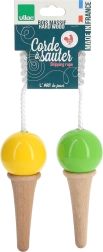 Cuerda de saltar infantil helado amarillo‑verde – VILAC