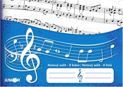 Cuaderno de música Junior de 8 hojas