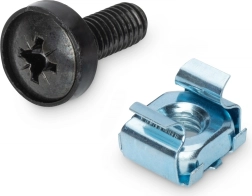 Kit de montaje M6 para rack de 10" y 19", 50 uds, negro – DIGITUS
