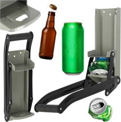 Triturador de latas de pared con abrebotellas