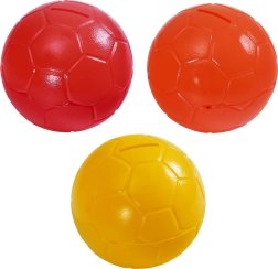 Hucha pelota Tango de plástico 11 cm, 2 colores