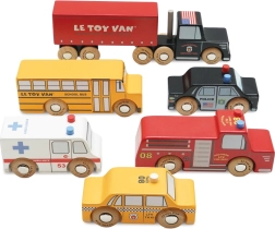 Set de coches de madera New York – Le Toy Van