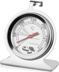 Termómetro de acero para horno y ahumador