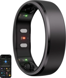 Anillo inteligente RingConn Gen 2, talla 12, negro