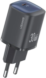 Cargador de pared USB‑C 30W GaN negro