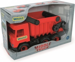 Volquete de camión rojo Wader Middle Truck