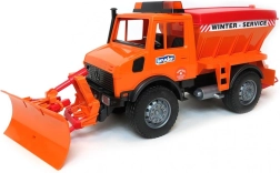 Bruder Mercedes-Benz Unimog esparcidor con pala quitanieves