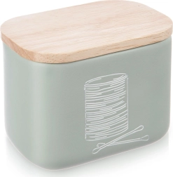 Caja verde para bastoncillos de algodón y discos desmaquillantes GREENISH