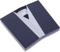 Báscula mecánica de baño 120 kg, negra
