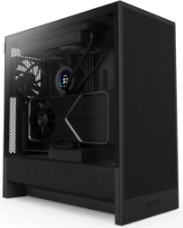 Caja H5 Flow midi tower con ventana negra