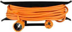 V-TAC cable alargador exterior en enrollador 15 m, 16 A, IP44 con tapa