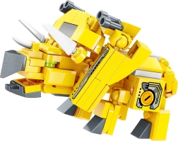 Qman dinosaurio con cuernos – construcción transformable