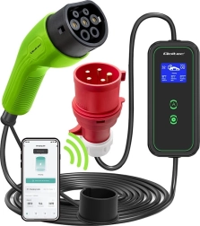 Cargador portátil Qoltec para vehículos eléctricos