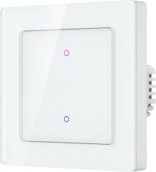 Interruptor de luz táctil Wi‑Fi avatto, de 2 canales