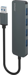Hub USB Savio de 4 puertos USB 3.1 Gen 1 (USB‑A)