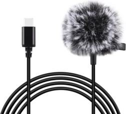 Micrófono de solapa con conector USB-C Puluz