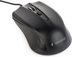 Ratón óptico USB negro