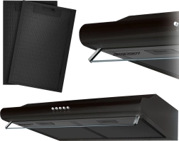 Campana extractora bajo mueble 50 cm BERDSEN BE-10A negra